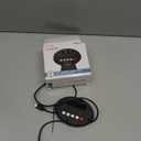 CoolFire  Super Loud Dual Alarm Clock with Bed Shaker, Auto Set, Vibrating Alarm Clock for Heavy Sleepers, Under Pillow, Cordless Rechargeable, Hearing Impaired, Auto DST, LCD Backlight Silver