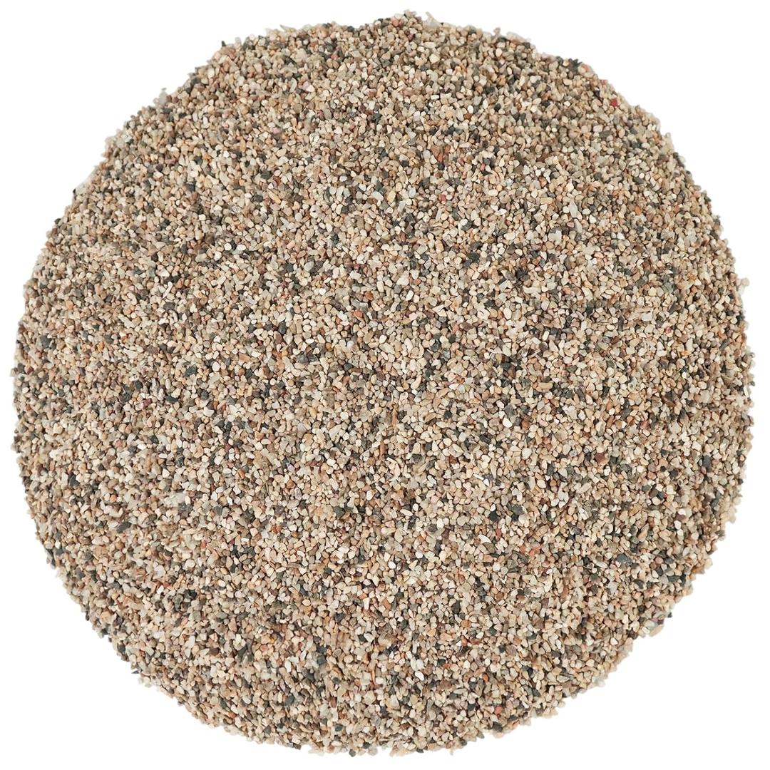 11lbs Aquarium Silica Gravel, 1-2mm Fish Tank Substrate, All Purpose Mixed Silica Sand for Aquarium, Fire Pits, and Landscaping