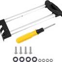 SHANOER Luggage Suitcase R003# Repair Kit w/ 37.79" Telescopic Handle & Grey Cup Holder & Screw & Screwdriver
