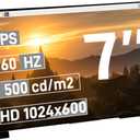 GeeekPi 7-Inch Screen for Raspberry Pi, 1024x600 IPS LCD Display, HDMI Portable Monitor for Pi 5/4B/3B+/3B, Win11/10/8/7, Free-Driver