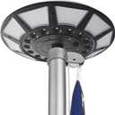 Flag Pole Light Solar Powered, Solar Flag Pole Light 266 LEDs, 4200lm Brightest Flagpole Light,100% Flag Coverage for Most Outdoor 15 to 25 Ft Flag Poles, 0.55" Wide Flag Ornament Spindles (Black)