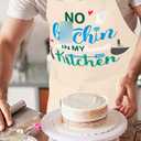 Xmeden Kitchen Apron for Mom, Apron Gifts for Women Husband Wife Friends, Kitchen Chef Aprons with 2 Pockets