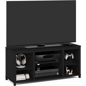 Furinno Classic TV Stand, Entertainment Center, TV Console for TV up to 55 Inch with Shelves, for Living Room, Bedroom, Americano