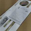 ZMISHIBO 62 Inch Black and Gold Ceiling Fans with Lights and Remote, Indoor/Outdoor Ceiling Fan for Patio Living Room, 6 Speed Reversible Quiet DC Motor, 3 CCT, Dual Finish Blades