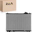 Engine Coolant Radiator Assembly with Transmission Oil Cooler Compatible with Toyota Highlander 2001-2003 V6 3.0L, Highlander 2004-2007 V6 3.3L Replace# 1640020220