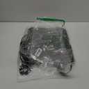 Vorspack Clear Backpack Heavy Duty PVC Transparent Backpack with Reinforced Strap Stitches & Large Capacity for College Workplace Security - Black