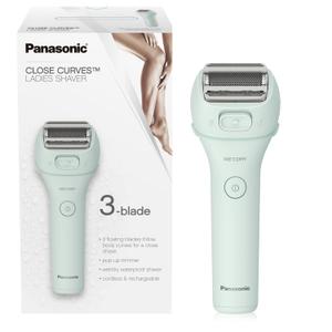 Panasonic Electric Bikini Trimmer, Women's Waterproof, Full-Body Cordless Electric Razors for Women with Bikini Attachments, 3 Hypoallergenic Blades, for Travel, Shower and Everyday Use - ES-AWL6AG