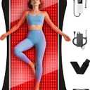 77.6"x36" Red Light Therapy Mat for Body, 1408pcs LED Infrared Red Light Therapy Blanket, 3 in 1 Dual Wavelength (660nm & 850nm), Infrared Heating Pad with 5 Modes & Pulse Modes & 10-90min Timer