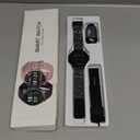 Smart Watch for Men Women Fitness: Make Answer Call Waterproof Digital Mens Watches Running Pedometer Smartwatch Android Phone iPhone Samsung Compatible Sleep SpO2 Heart Rate Monitor Step Tracker (Black)