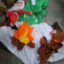 8FT Inflatable Christmas Tree Santa Claus Deer Lighted Decoration,Christmas Blow up Decor for Outdoor Indoor,Christmas Tree Christmas Deer Santa with LED Lights, Suitable for Lawn Yard Garden Porch