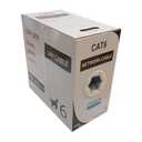 Category Cable, LAN Cable, Network Cable, CAT6 Solid Bulk Ethernet Cable, 23AWG 4 Pair, Unshielded Twisted Pair (UTP),DSX-8000 Certified,550MHz (Blue, 1000ft)