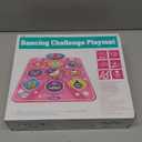 Unicorn Dance Mat, Dance Mixer Rhythm Step Play Mat, Pink Dance Pad with LED Lights, Adjustable Volume, Built-in Music, 5 Game Modes, Xmas B-Day Gifts for 3-12 Years Old Girls Toys (Multicolor)