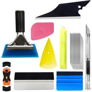 Mandark 18PCS Car Window Tint Kit, Vehicle Glass Protective Film Wrapping Installation Set, Auto Vinyl Wrap Tinting Tools Included Squeegees, Felt Squeege, Cutting Knife with Blades