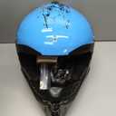 SanQing Youth Dirt Bike,Motocross Helmets DOT Approved (SH-Blue, S)