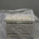 Frebeauty Extra Large Acrylic Jewelry Box for Women Girls 5 Layers Clear Velvet Earring Organizer with 5 Drawers Rings Display Case Necklaces Holder Tray (Beige)