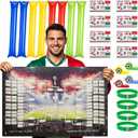 Wildarms Mexico Soccer Fan Party Kit 21PCS with Noise Sticks, Tattoos, Wristbands & Match Poster (Mexico)