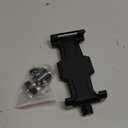 KDD iPad and Phone Tripod Mount Adapter with Ball Head, iPad Holder for Tripod, 360 Rotatable Tablet Clamp Mount fits iPad Pro 12.9, Air Mini 3 4, Galaxy Tab, Surface Pro, Selfie Stick(5.3-10.6") (Black)