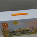 TUMAMA Dinosaur Toys Race Track, 281 Pcs Dinosaur Train Set for Kids 3-5 5-7, Flexible Train Tracks with 4 Dinosaurs Figures, 2 Electric Race Cars with Light, Create A Dinosaur Road Race for Toddlers