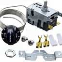 988284 800382 Upgrade Temperature Control Kit, 077B6856 Refrigerator Thermostat Controller, Compatible with True Refrigerators Series, Replacement for 077b, 800306 461387, TC,TSD,T Series,GDM,GEM,G4SM