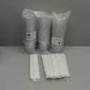 100 Pack 16 oz Clear Plastic Cups with Lids and Straws, Disposable Coffee Cups with Lids, To Go Iced Coffee Cups with Lids, Disposable Cups for Party, Smoothie Cup for Cold Drinks