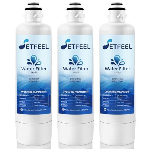 11032531 Water Filter For Bosch Refrigerator, Ultra-Clarity Pro BORPLFTR55 Fit Thermador 800 Series B36CT80SNS B36CD50SNS Replfltr55 B36CL80ENS 11025825 WFC100MF BORPLFTR50 Ra450022, 3Pack SETFEEL