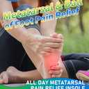 Heavy Duty Support Metatarsal Pain Relief Insoles for Metatarsalgia,Morton's Neuroma,Ball of Foot Pain Relief,Plantar Fasciitis,Arch Support Orthotics Shoe Inserts for Man Women (C(Men's 6-6.5 / Women's 7.5-8)--260mm, Blue)