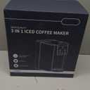 SHARDOR Single Serve Coffee Maker 2.0, Hot and Iced Coffee Machine for K Cup Pods & Ground Coffee, 6 to 14 oz Brew Sizes, 50 oz Removable Water Tank, Bold Brew Setting, Stainless Steel, Black