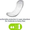 Amazon Basics Maxi Pads for Periods- Thick, Super Absorbency, Unscented, 192 Count, (4 Packs of 48)
