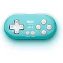 8Bitdo Zero 2 Bluetooth Gamepad Keychain Sized Mini Controller for Switch, Windows, Android, macOS & Raspberry Pi(Turquoise Edition)