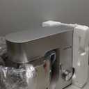 COOKLEE Stand Mixer, 9.5 Qt. 660W 10-Speed Electric Kitchen Mixer with Dishwasher-Safe Dough Hooks, Flat Beaters, Wire Whip & Pouring Shield Attachments for Most Home Cooks, Silver