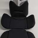 Infant Car Seat Insert, Ultra-Thick Carseat Head Support for Newborn, Breathable Mesh Baby Car Seat Cushion with Filled Sponge, Universal Baby Car Seat Head Support for Stroller, Swing, Carseat (Black)