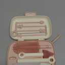 Cleaning Brush Kit,Bottle Brush Washer Set for Breast Pumps, Baby Bottle Nipple Pump Parts Cleaner Compatible with Momcozy, Medela,NCVI,Lansinoh and More Brands (Pink)