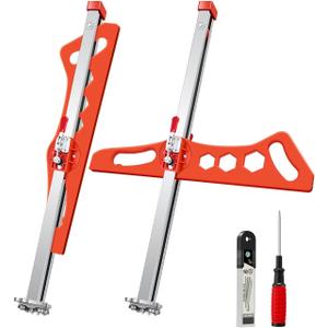 Saker Drywall Cutter Tool Foldable - Sheetrock Cutting Tool for Clean, Straight Cuts - Easy to Use Drywall Cutting Guide for Standard Gypsum Boards 1/4", 3/8", and 1/2"