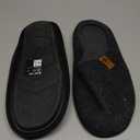 ONCAI Men's House Slippers Memory Foam Slip-On Warm Cozy Scuff Home Bedroom Shoes with Indoor/Outdoor Rubber Soles US Size 46