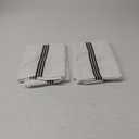 AMOUR INFINI Kitchen Towels Pack of 2 - Absorbent, Quick Drying Premium Cotton Tea Towel - Kitchen Linens 16x28 Inch Dish Towels with Hanging Loop White
