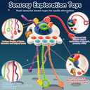 Sensory Montessori Baby Toys, Silicone Remote Control for Infant 6 12 Months, Toddler Educational Learning Travel Toys for Newborn Baby Shower Boy Girl Birthday Gifts Christmas Stocking Stuffers