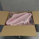 HOUSE DAY Velvet Kids Hangers 60 Pack, Premium Childrens Hangers for Closet, Ultra Thin Cute Clothes Hanger, Non Slip Small Felt Hanger 14 Inch for Kids Clothes, Blush Pink