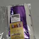 GOER 3.2 ft x 8.2 ft Metallic Tinsel Foil Fringe Curtains Party Photo Backdrop Party Streamers for Halloween Birthday,Graduation,New Year Eve Decorations (3 Packs,Purple)