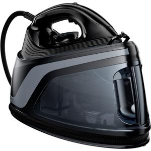 Sundu Pro Steam Station Iron for Clothes,1600W Professional Steam Iron with 44 oz Tank, 400 microsteam holes, Built-In Pump, Ceramic baseplate,Iron Lock For Easy Carry,Black