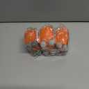 3 x Handmade Emotional Support Dumpster Fire Crochet Gift - Funny Desk Decor with Positive Card for Coworkers, Teachers, Adults, Meme Lovers, Christmas, Halloween, Office Pranks, Knitted Doll Toy (Orange)