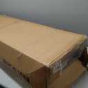 Artificial Fiddle Leaf Fig Tree 7ft with White Planter Realistic Fiddle Leaf Lyrata Plant Tall Fake Tree with Natural-Looking Leaves Fake Tree for Indoor Outdoor Home Office Decor