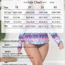 Halcurt Women's Plus Size Long Sleeve Rash Guard Swim Shirts UPF50+ Sun Protection Loose Fit Swimsuit Top (4X, Bohemian Blue)