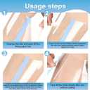 Thigh Tape Lifting Lnvisible, Transparent Anti Friction Patch, Invisible Lift and Glow Patches Legs Transparent Sweatproof Skin Protection Patches for Women Skin Lifting Inner Thighs (30 PCS)