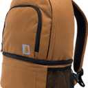 Carhartt Insulated 24 Can Two Compartment Cooler Backpack, Fully-Insulated Base, Durable Water-Resistant for Camping, Beach & Travel