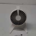 Portable Range Hood for Kitchen Cooking, Exhaust Fan with Filter for Fumes  Low Noise, Ventilation for Indoor BBQ, RV, Camping, Workbench, Stovetop, Cordless & Rechargeable (White) (Rechargeable Battery Version)