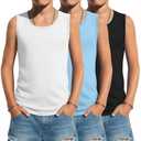 Oakgarden 3 Pack Boys Tank Tops, 3-Color, 5-6 Years