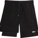 Reebok Boys Athletic Shorts - 1 Pack or 2 Pack Lightweight Performance Mesh Basketball Shorts for Boys with Compression Liner, XL 