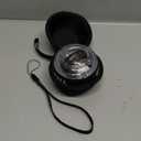 XMALL Torque Ball Hand Exerciser, Grip Strength Trainer, Forearm Strengthener, Wrist Power Gyro Ball, Hand Strengthening Devices, Wrist Strengthener, Finger Exerciser, Auto-Start Colorful Lighting (Black)