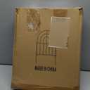 Decorative Garden Fence 17 Inch x 16 Feet, 12 Pack Rustproof Metal No-Dig Fence, Animal Barrier for Dogs, for Patio Outdoor Decoration