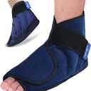 NEWGO Foot Ice Pack for Surgery Recovery, Ankle Foot Reusable Gel Ice Pack Cold Wrap for Feet Injuries, Ice Boot for Bunion Surgery, Plantar Fasciitis, Swelling, Neuropathy Burning Feet Pain Relief